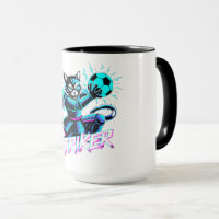 Tazas de gato cyberpunk neon – Edición de regalo p