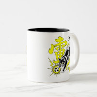 Tazas de gato de trueno enérgicas