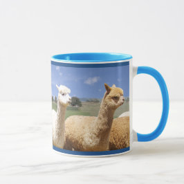 Tazas de la alpaca para él
