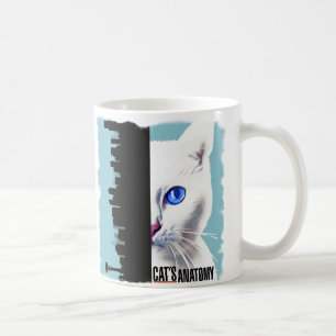 Tazas de la anatomía del gato