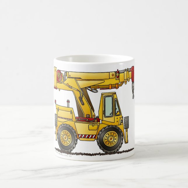 Tazas de la construcción del camión de la grúa (Centro)