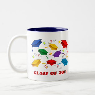 Tazas de la fiesta de graduación - clase de 2011