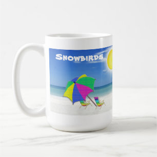 Tazas de la Florida de los Snowbirds, regalos para