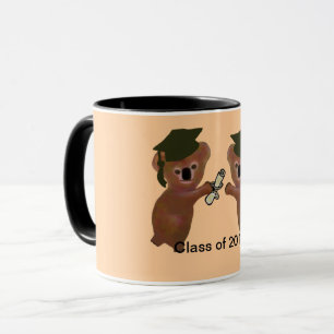 Tazas de la graduación de la koala