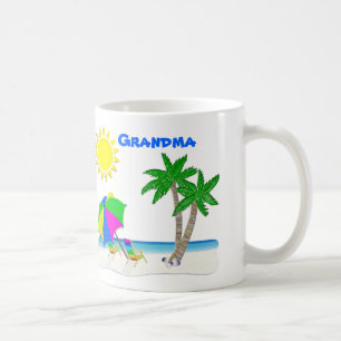 Tazas de la playa, tazas personalizadas de la