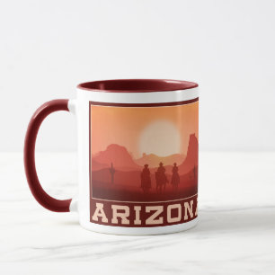 Tazas de la puesta del sol de Arizona
