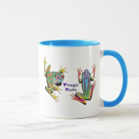 Tazas de la regla de las ranas
