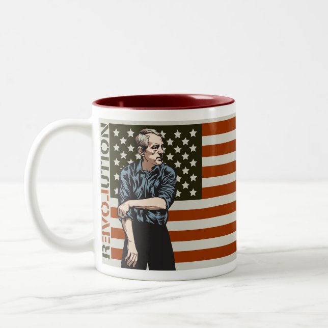 Tazas de la revolución de Ron Paul (Izquierda)