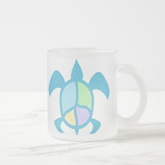 Tazas de la tortuga de mar de la paz (Derecha)