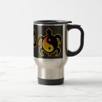Tazas de la tortuga de Yin Yang