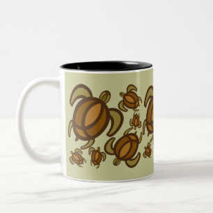 Tazas de las tortugas del moho