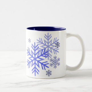 Tazas de los copos de nieve