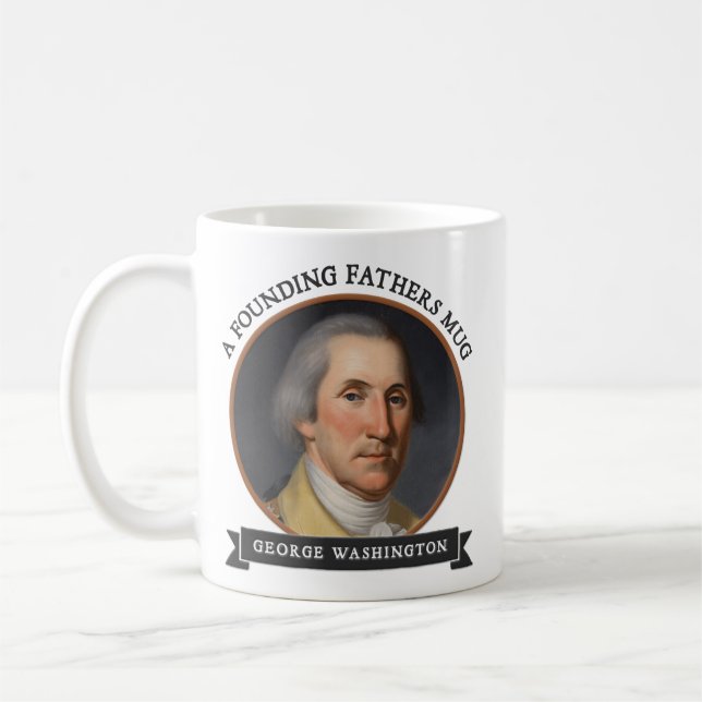 Tazas de los fundadores: George Washington (Izquierda)