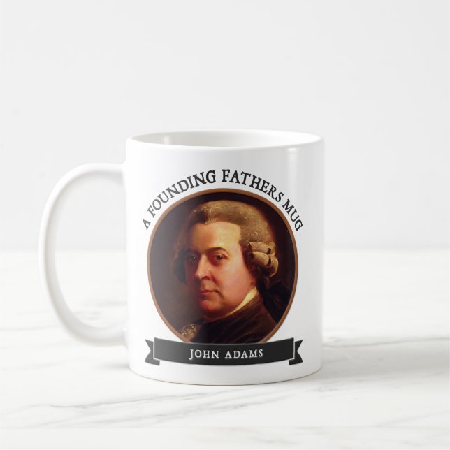 Tazas de los fundadores: John Adams (Izquierda)