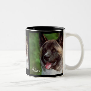 Tazas de los regalos de los amantes de Akita
