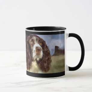 Tazas de los regalos del arte del perro de aguas