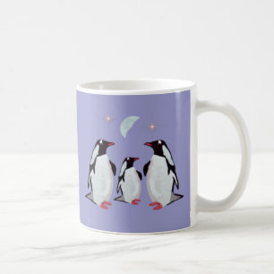 Tazas de los saludos del pingüino de Gentoo