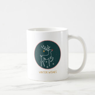 Tazas de Navidad Reno Ciervo - Deseos de Invierno