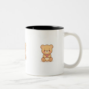 Tazas de oso de peluche suave corazón gran amor li