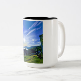 Tazas de paisajes del valle de Hudson