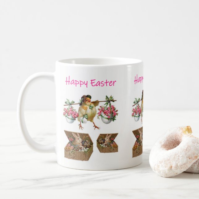 Tazas de Pascua (Con donut)