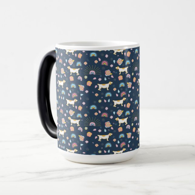 tazas de patrón abstracto sin fisuras (Anverso izquierdo)