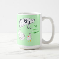 Tazas de Pavo de Vaca Pollo Come más Verduras