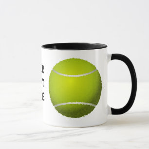 tazas de pelota de tenis frescas