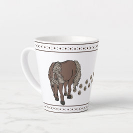Tazas de pequeño latte de caballos por figdewdrop