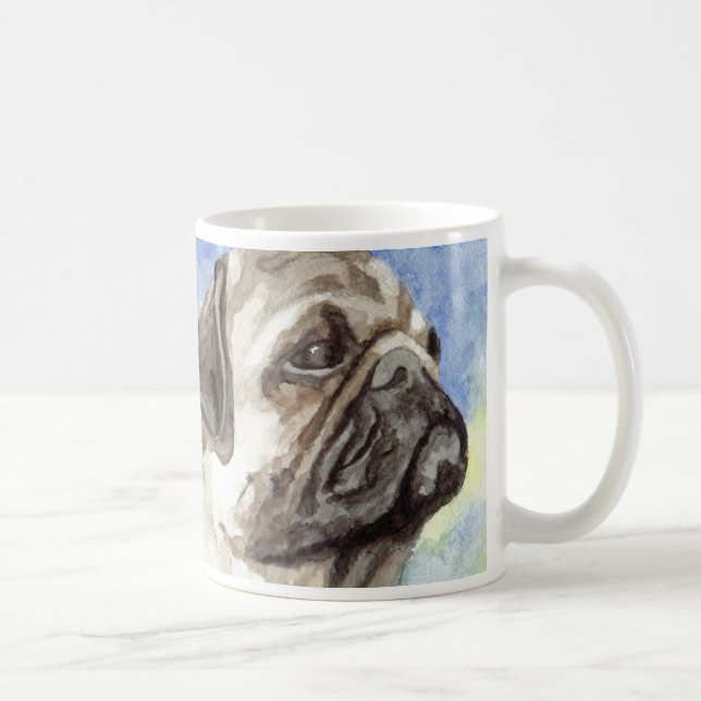Tazas de perro Pug (Derecha)