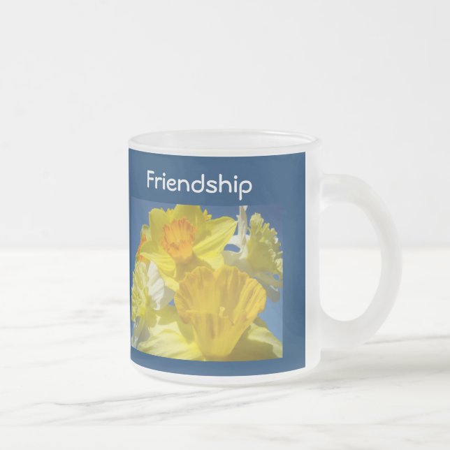 Tazas de regalo de amistad Flores de narciso amari (Derecha)