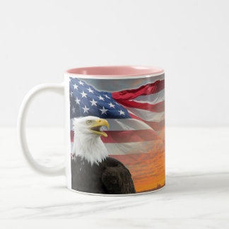 Tazas de Sarah Palin - Águila de la bandera de EE.