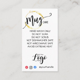 tazas de tarjeta de cuidado de calcomanías para pe