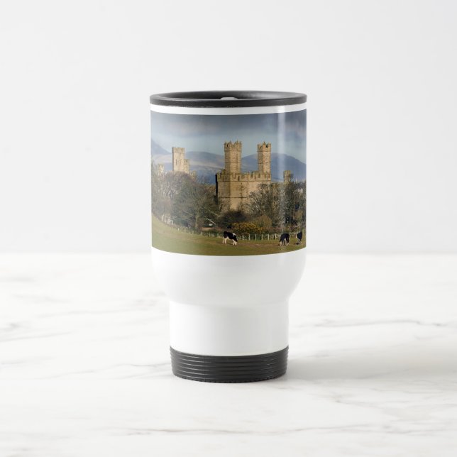 Tazas de viaje castillo de Caernarfon, Gales. (Centro)