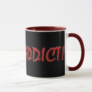 Tazas del chiste del adicto al animado