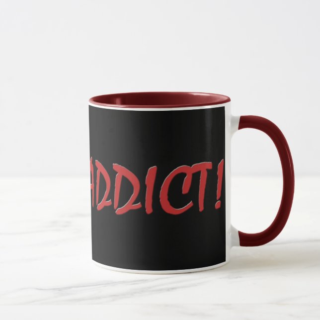 Tazas del chiste del adicto al animado (Derecha)