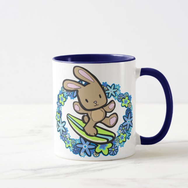 Tazas del conejito del chocolate que practican (Derecha)