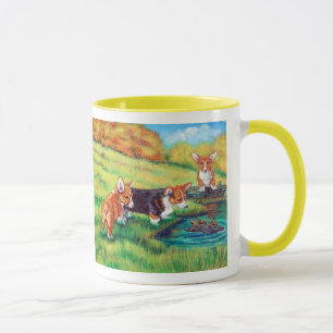 Tazas del Corgi Galés del Pembroke