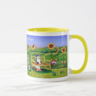 Tazas del Corgi Galés del Pembroke