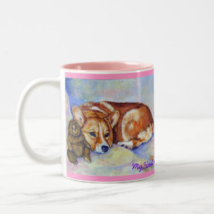 Tazas del Corgi Galés del Pembroke