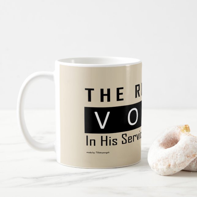 Tazas del coro (Con donut)