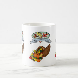 Tazas del Día de Acción de Gracias Feliz
