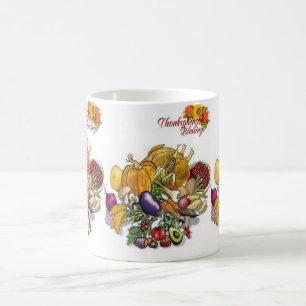 Tazas del Día de Acción de Gracias Feliz