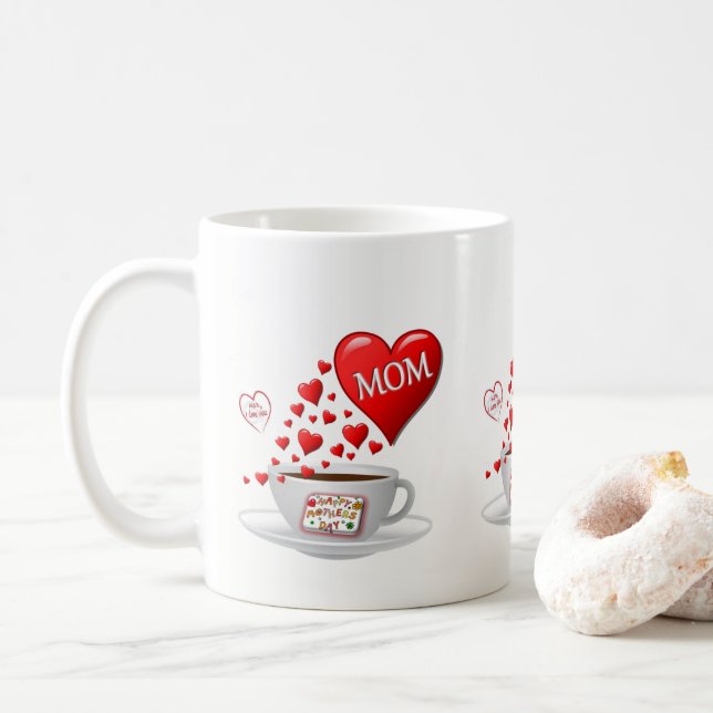 Tazas del Día de la Madre (Con donut)