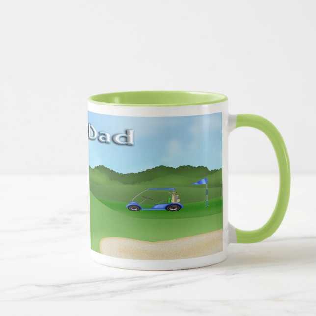 Tazas del día de padre Golfing (Derecha)