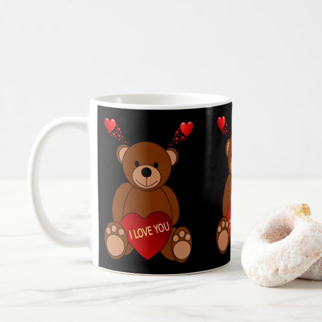 Tazas del Día de San Valentín Tazas (Con donut)