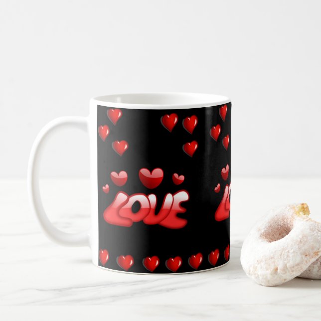 Tazas del Día de San Valentín Tazas (Con donut)