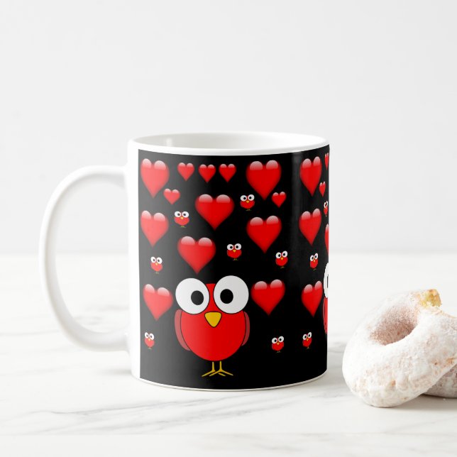 Tazas del Día de San Valentín Tazas (Con donut)