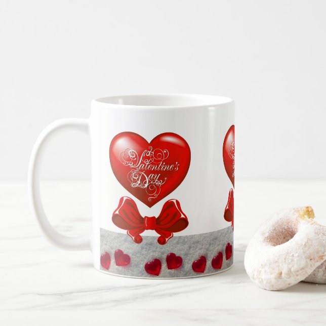 Tazas del Día de San Valentín Tazas (Con donut)