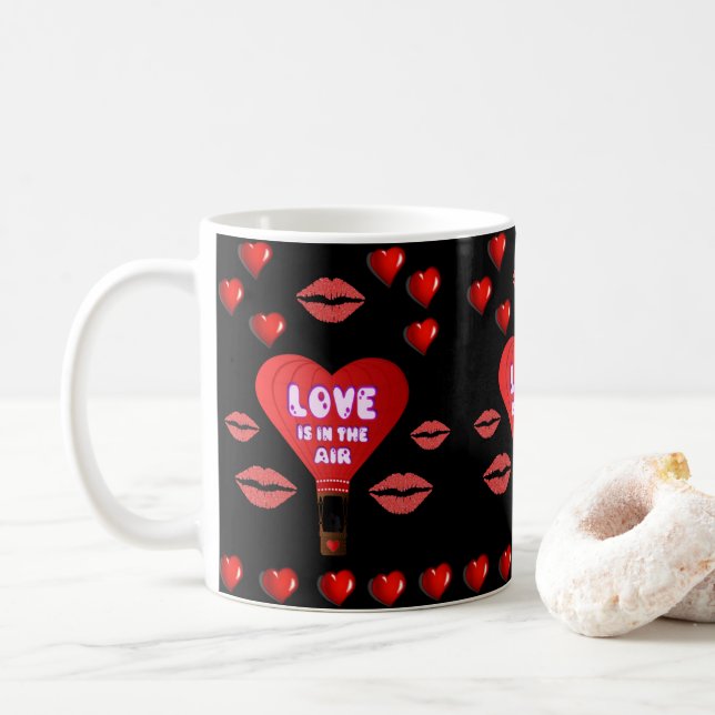 Tazas del Día de San Valentín Tazas (Con donut)